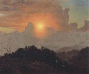 Frederic E.Church Cloudy Skies oil painting reproduction